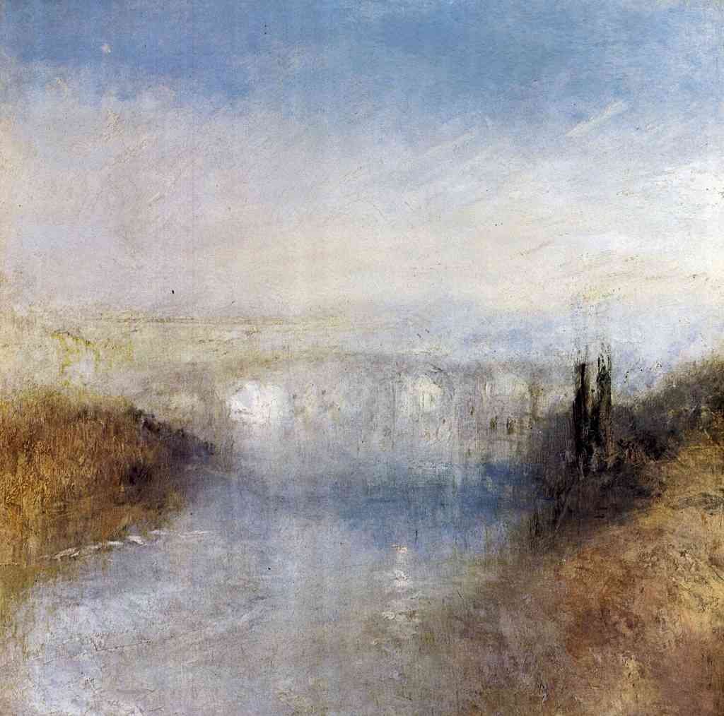 River From Hill Joseph Mallord Turner A4 Photo Print