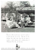 Riverbank Ale Figures 1930s Vintage Retro Advert Poster