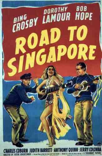  Road To Singapore 01 film star poster A4 Photo Print