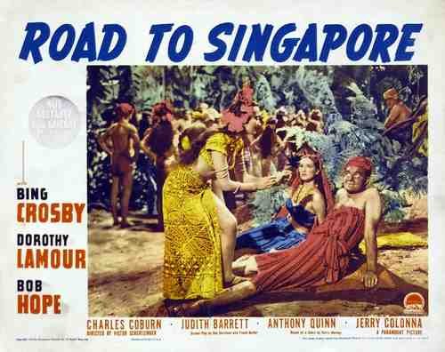  Road To Singapore 03 film star poster A4 Photo Print