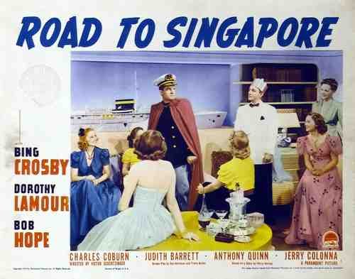  Road To Singapore 04 film star poster A4 Photo Print