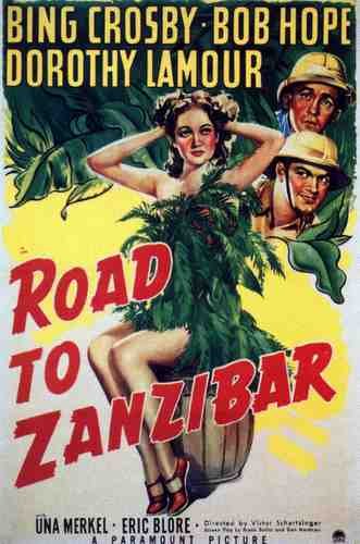  Road To Zanzibar 01 film star poster A4 Photo Print