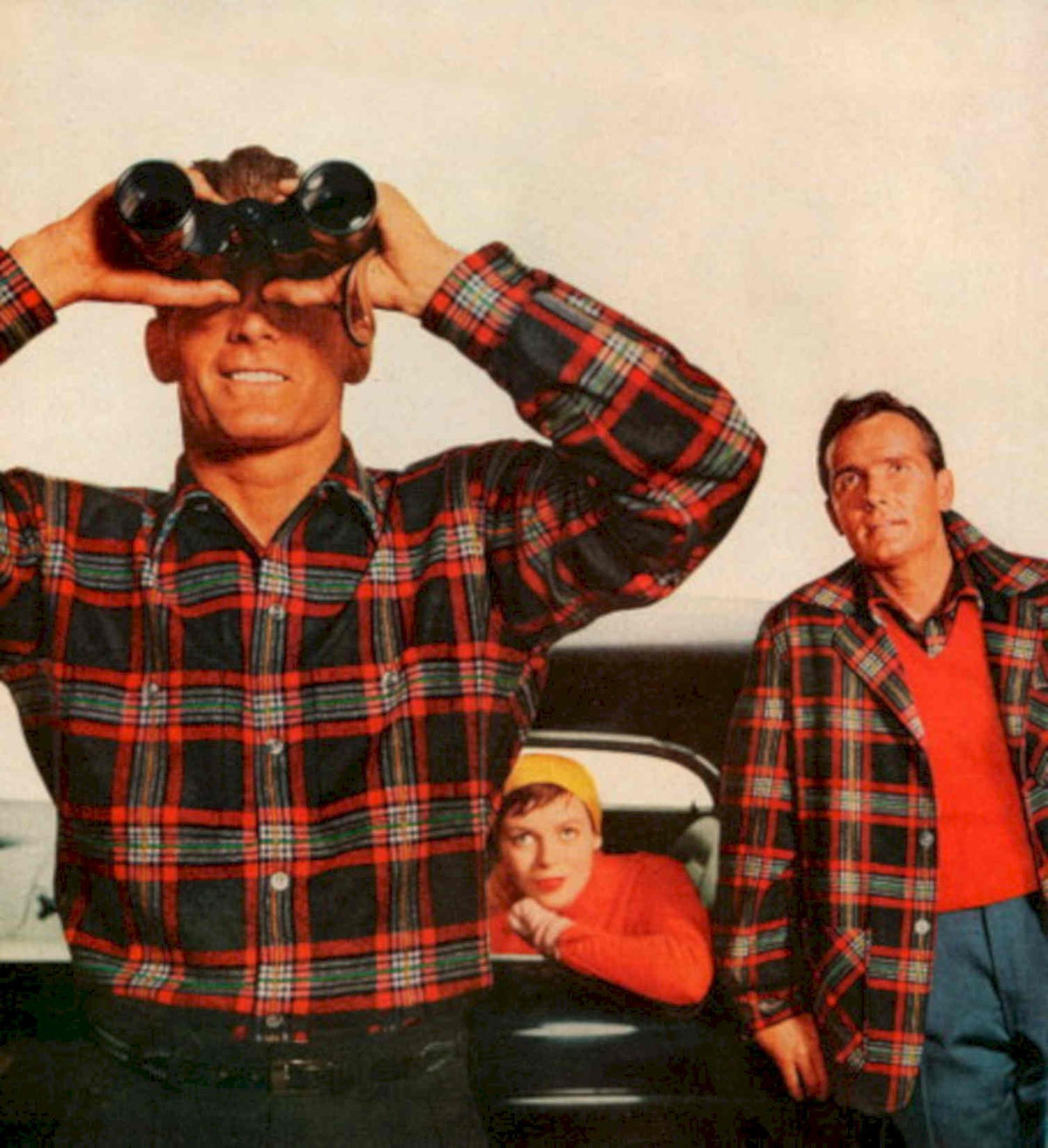 Road Trip Family 1950s Vintage Retro Advert Poster