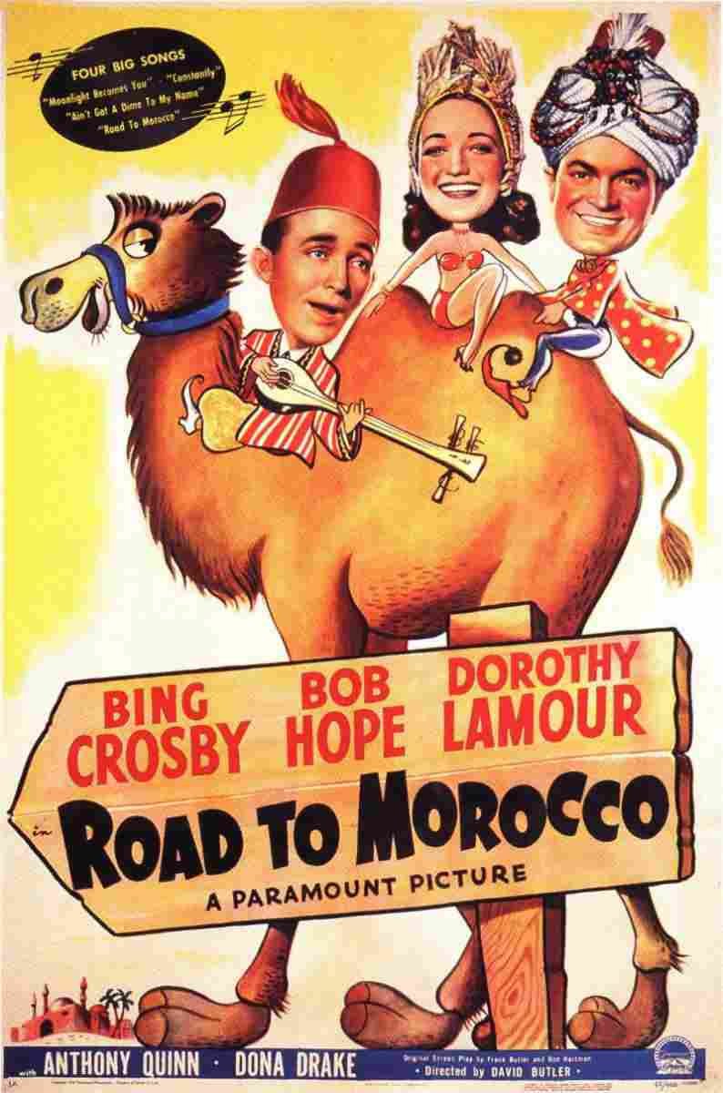 Road to Morocco 01  film star poster A4 Photo Print