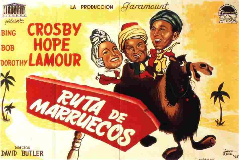 Road to Morocco 02  film star poster A4 Photo Print