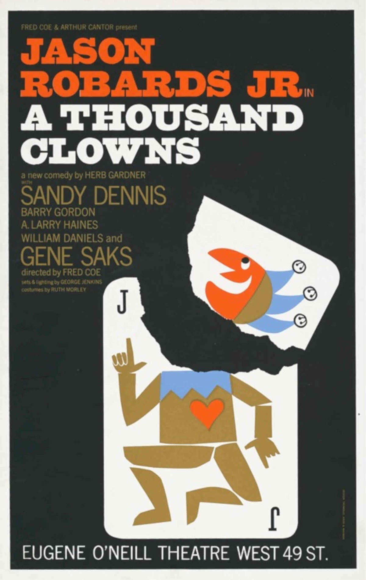 Robards Clowns PosterThearte Vintage Retro Advert Poster