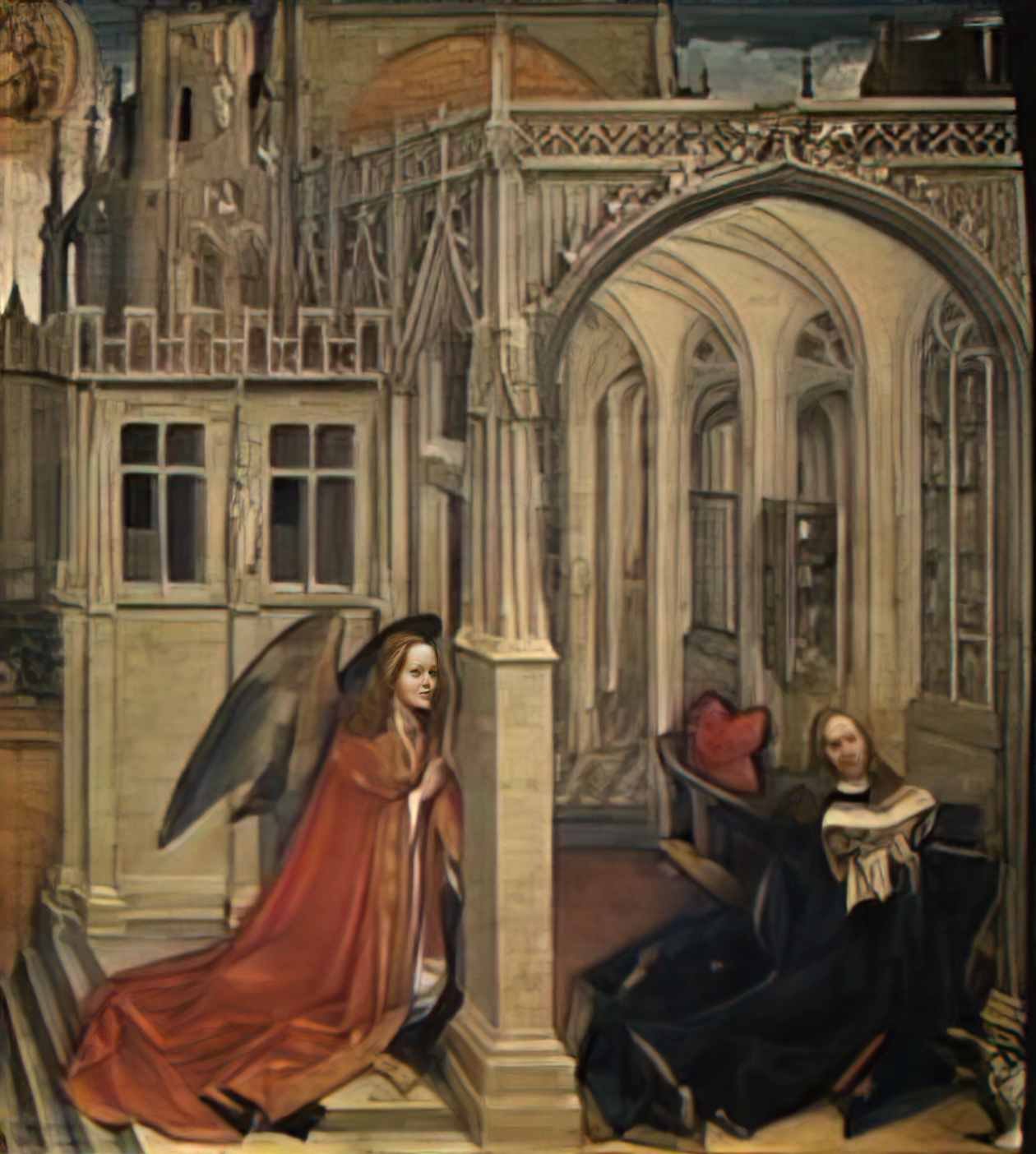 Robert Campin the annunciation 1430 Art A4 Photo Print