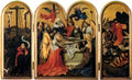 Robert Campin triptych the two thieves with the empty cross the entom Art A4 Photo Print