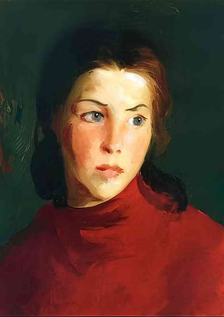 Robert Henri irish girl mary lavelle A4 Photo Print