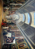 Robert Hubert DeFor The Grande Galerie In The Louvre A4 Photo Print