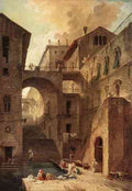 Robert Hubert Washerwomen A4 Photo Print