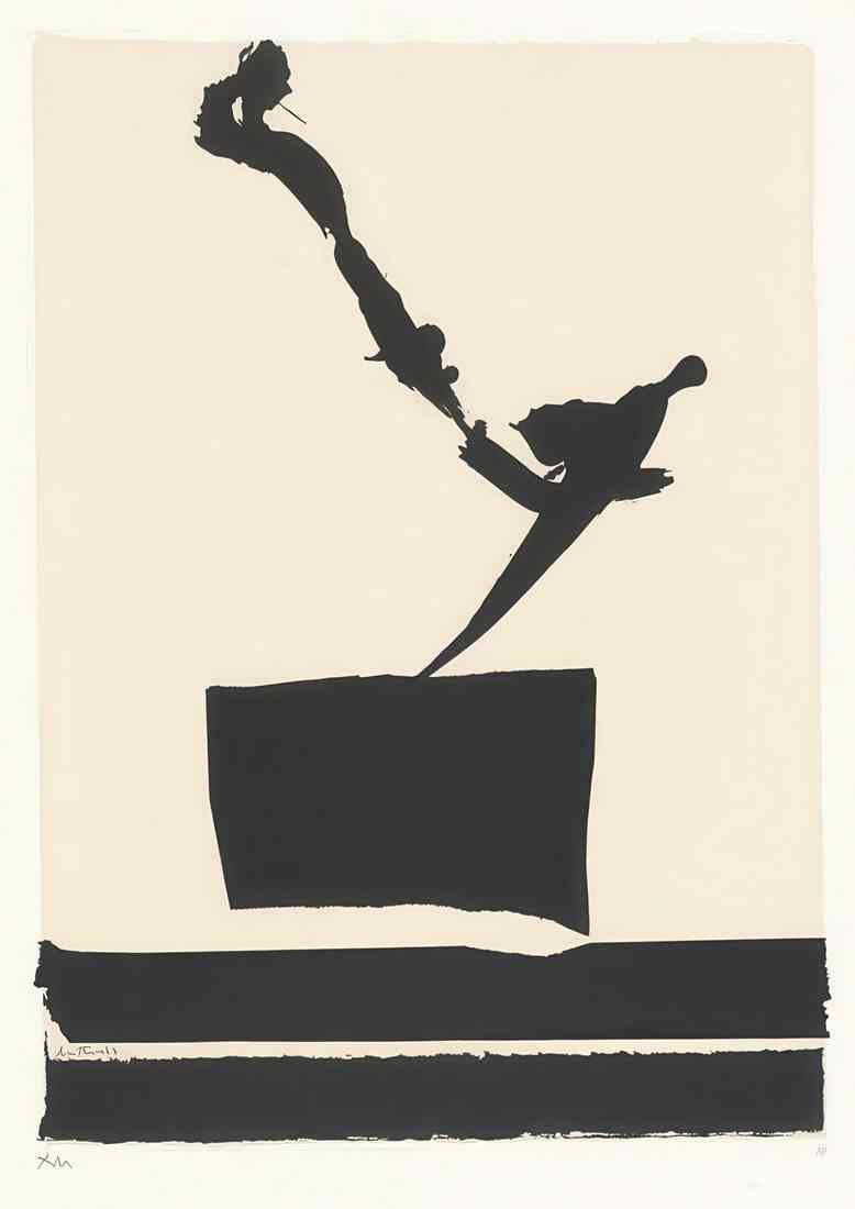 Robert Motherwell africa 5 1970 A4 Photo Print