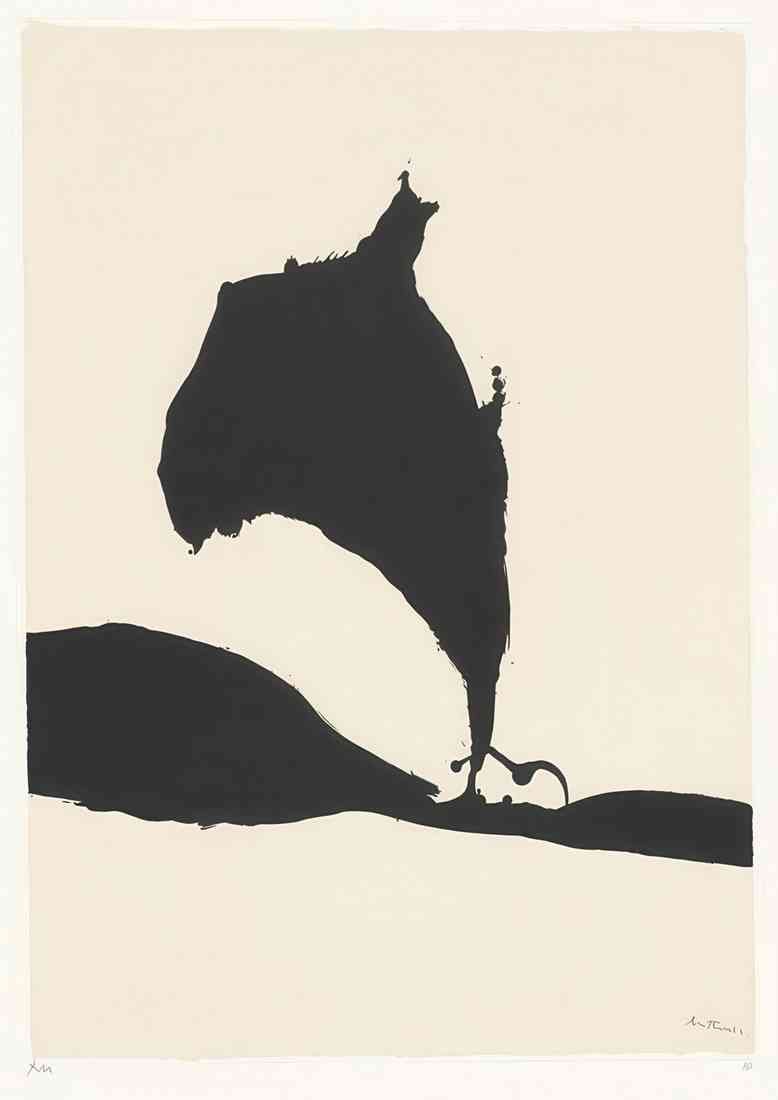 Robert Motherwell africa 9 1970 A4 Photo Print