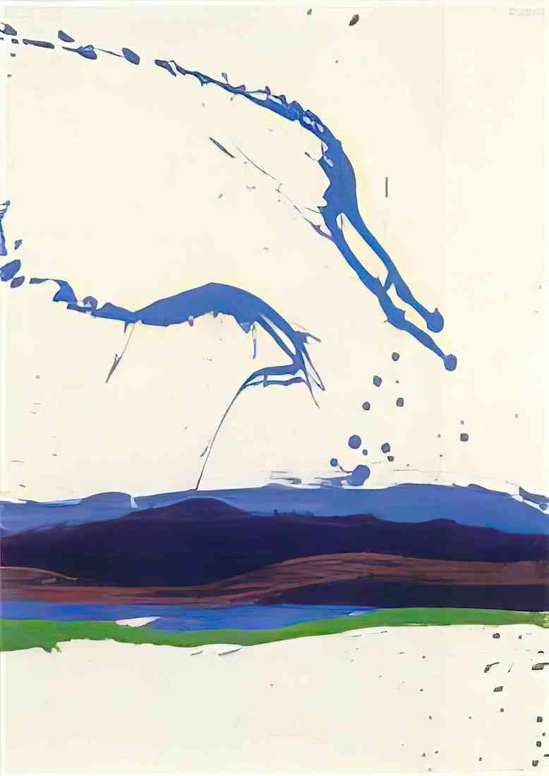 Robert Motherwell beside the sea no 18 1962 A4 Photo Print