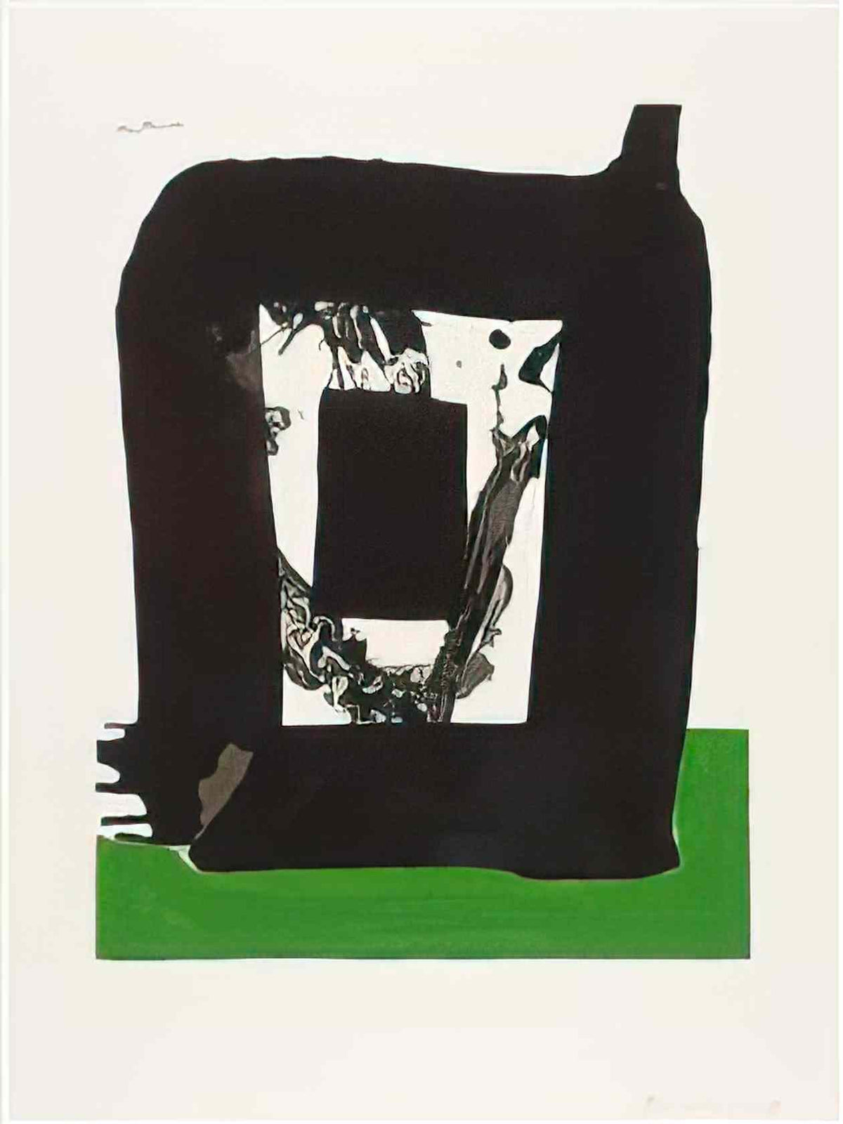 Robert Motherwell no 8 from the basque suite 1970 Art A4 Photo Print