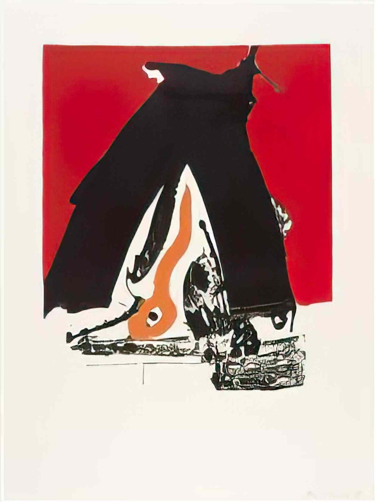 Robert Motherwell untitled d from the basque suite 1970 Art A4 Photo Print