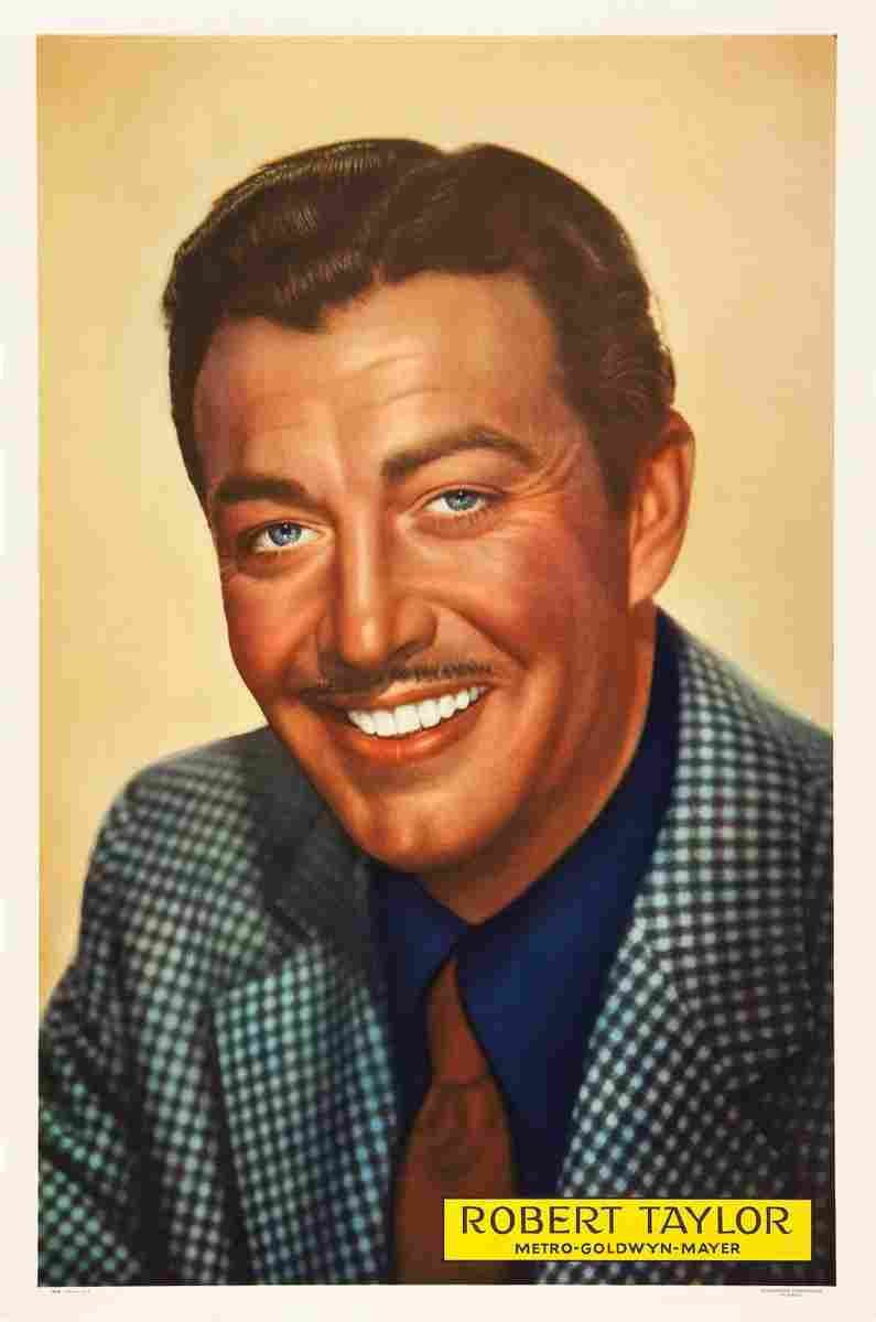 Robert Taylor Personality Poster 01 film star poster A4 Photo Print