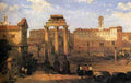 Roberts Daid The Forum Rome A4 Photo Print