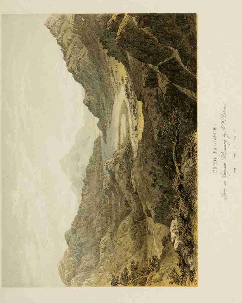 Roberts David 1796 1864 Scotland 1840 Glen Falloch A4 Photo Print