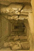 Roberts David 1796 1864 The Holy Land 1855 Abu Simbel Interior A4 Photo Print