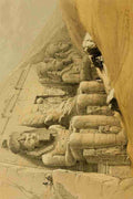 Roberts David 1796 1864 The Holy Land 1855 Abu Simbel Vintage A4 Photo Print