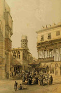 Roberts David 1796 1864 The Holy Land 1855 Bazaar of the coppersmiths Cairo A4 Photo Print