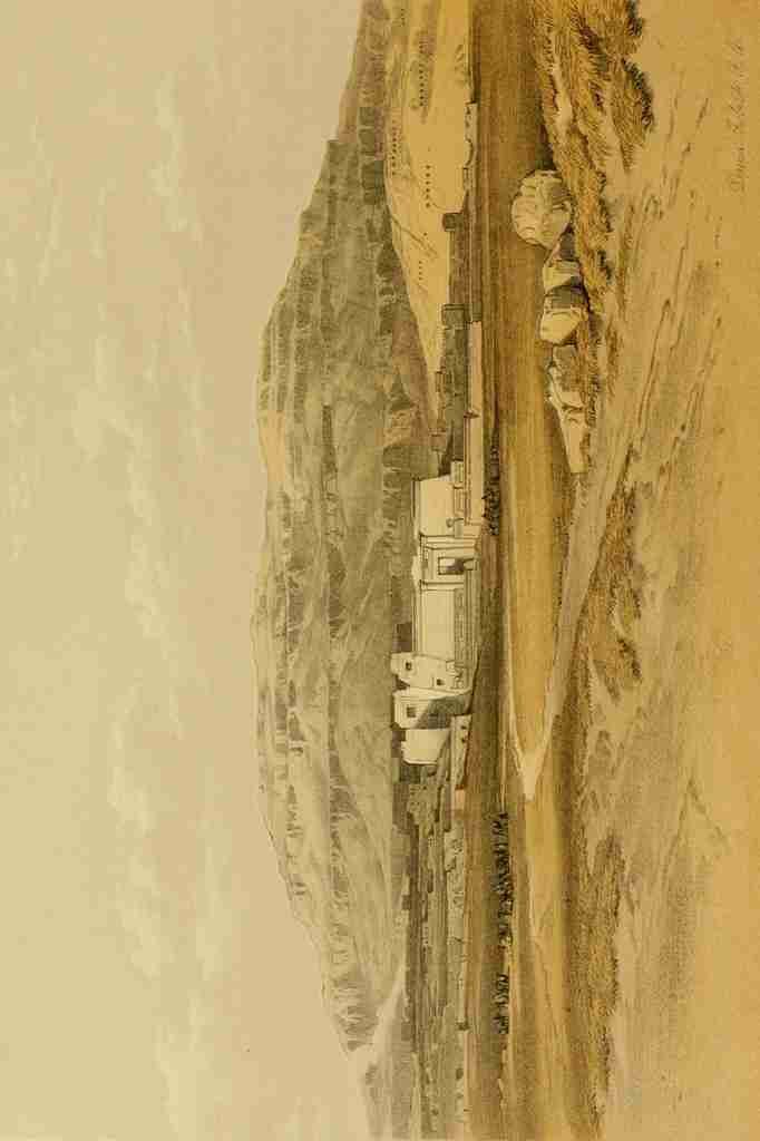 Roberts David 1796 1864 The Holy Land 1855 Medinet Abou Thebes A4 Photo Print