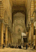 Roberts David 1796 1864 The Holy Land 1855 Mosque of the Metwalis Interior A4 Photo Print