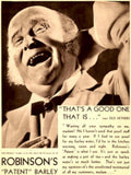 Robinson Barley Recipe 1930s Vintage Retro Advert Poster