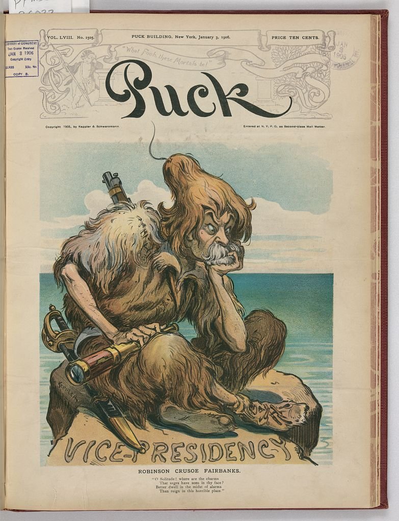 Robinson Crusoe Fairbanks PUCK A4 Photo Print