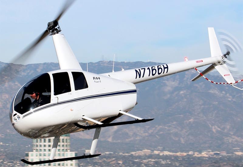 Robinson R44 Light Helicopter United States A4 Photo Print