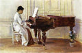 Robinson Theodore At The Piano A4 Photo Print