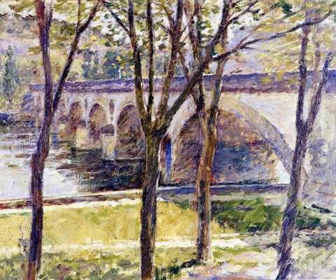 Robinson Theodore Bridge Near Giverny A4 Photo Print