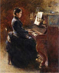 Robinson Theodore Girl At Piano A4 Photo Print