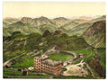 Rochers de Naye IV Geneva Lake Vintage A4 Photo Print