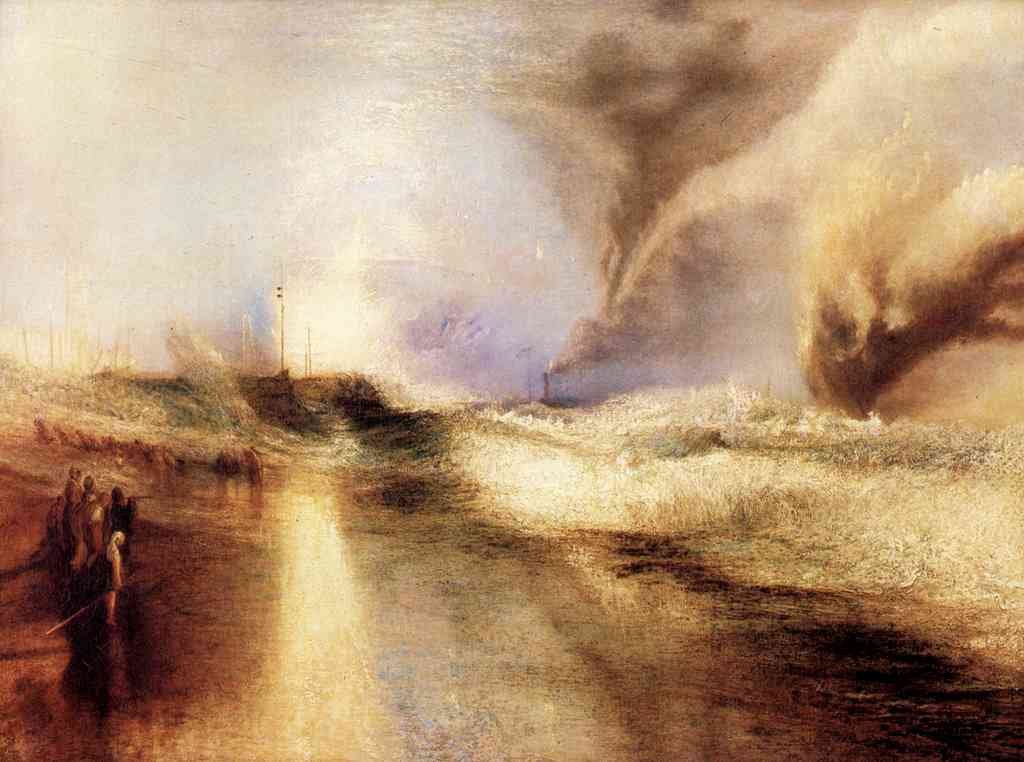 Rockets And Blue Lights Joseph Mallord Turner A4 Photo Print