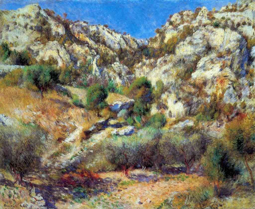 Rocks At L Estage Renoir A4 Photo Print