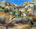 Rocks at LEstage by Renoir A4 Photo Print