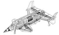 Rockwell XFV 12 cutaway A4 Photo Print