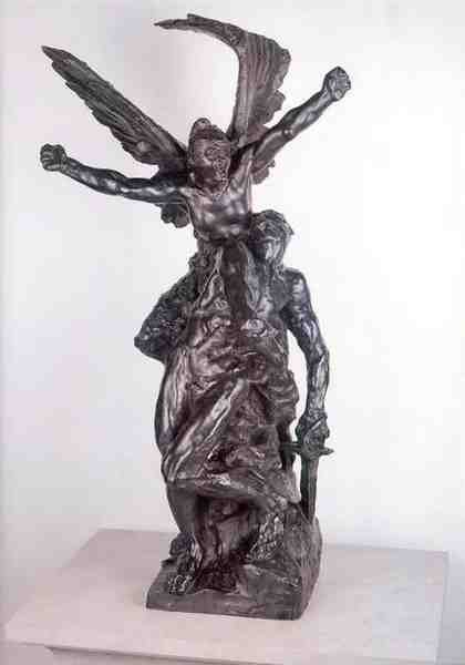 Rodin Auguste The Call To Arms A4 Photo Print