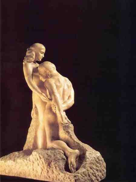 Rodin Auguste The Eternal Idol A4 Photo Print