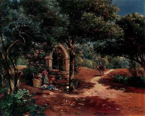 Rodriguez Manuel GarciY At The Well A4 Photo Print
