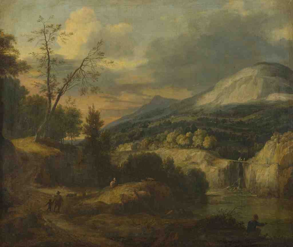 Roelant Roghman A Mountainous Landscape A4 Photo Print