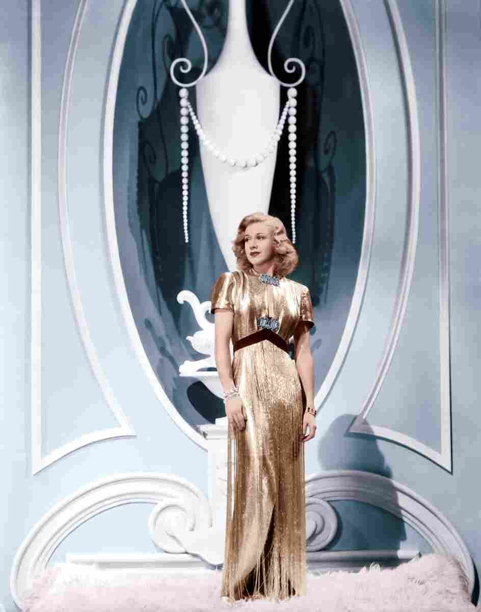 Rogers Ginger Shall We Dance 5C film star poster A4 Photo Print