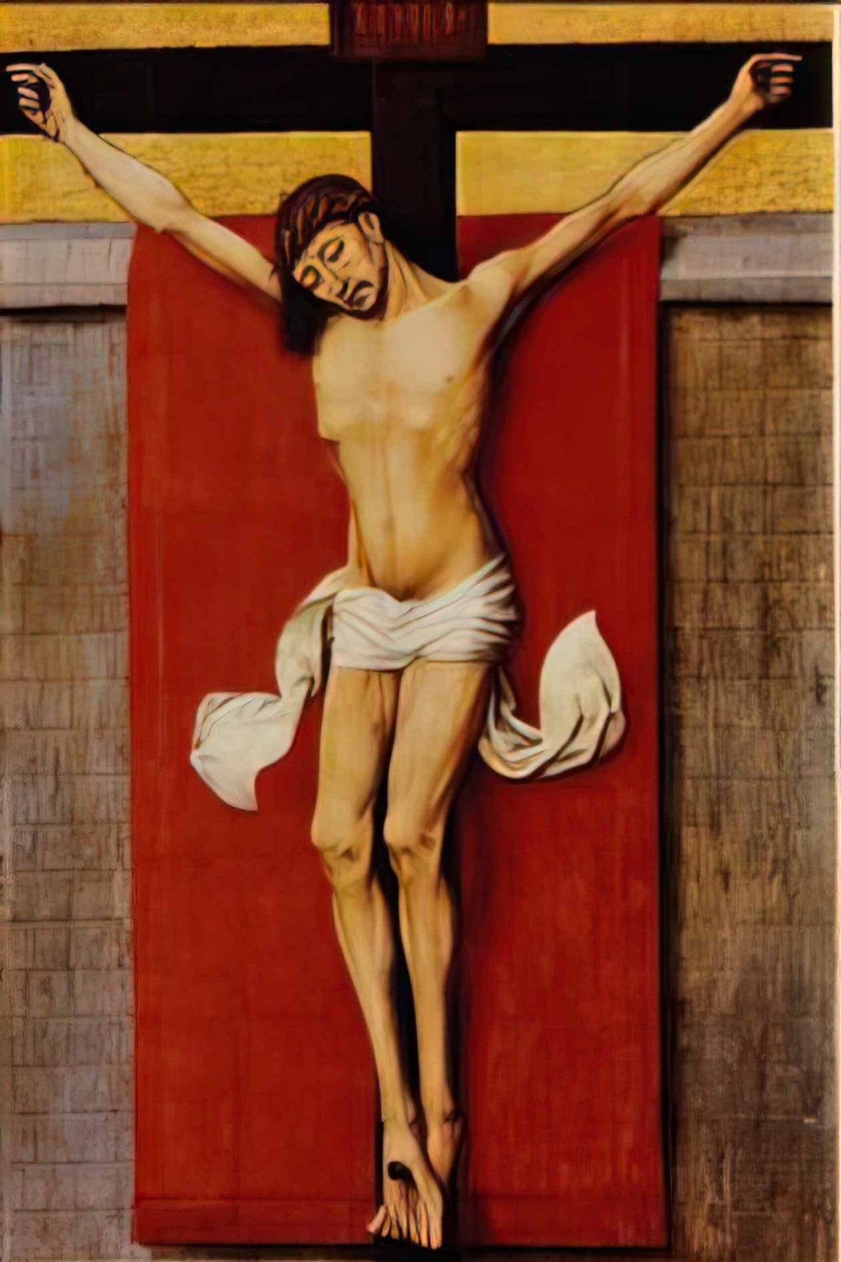 Rogier van der Weyden crucifixion diptych 1460 1 Art A4 Photo Print