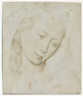 Rogier van der Weyden head of the virgin Art A4 Photo Print