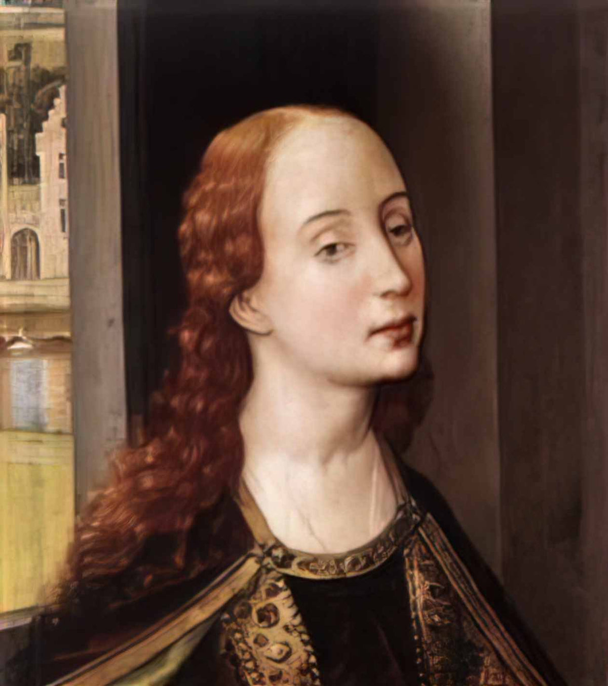 Rogier van der Weyden saint catherine 1445 Art A4 Photo Print