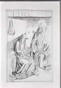 Rogier van der Weyden saint gregory the great and st jerome Art A4 Photo Print