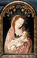 Rogier van der Weyden virgin and child 2 Art A4 Photo Print