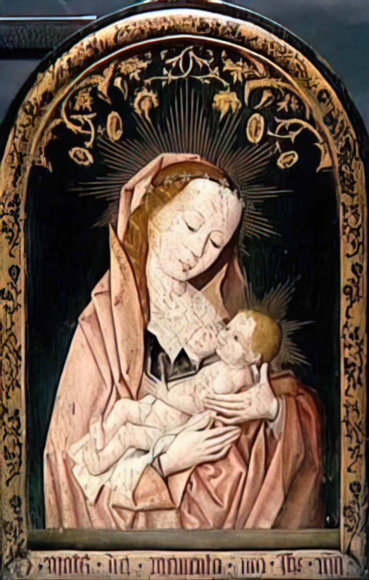 Rogier van der Weyden virgin and child 2 Art A4 Photo Print